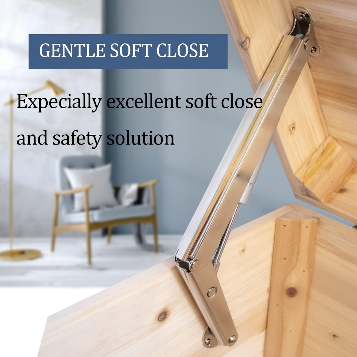 APFFSY heavy lid lifter showing soft close mechanism