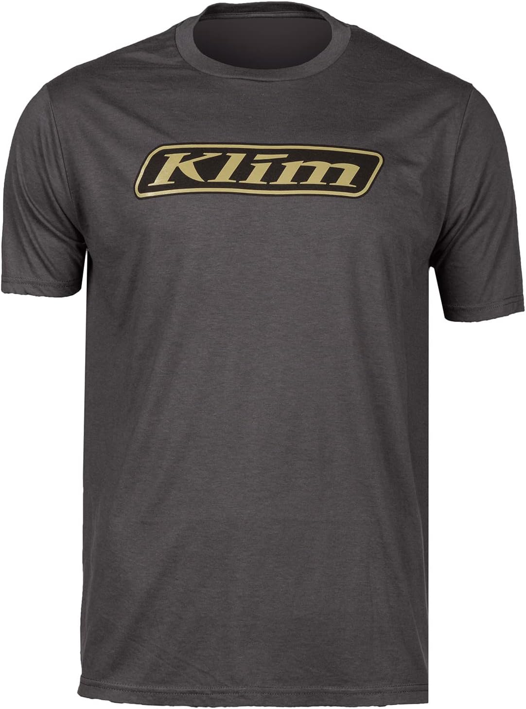 KLIM Men's Baja Short Sleeve Graphic T-Shirt in dark gray front view