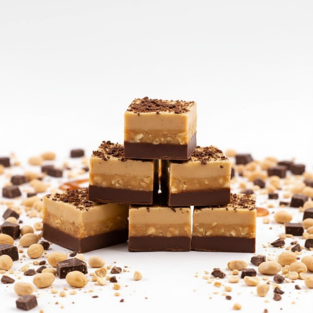 Valley Fudge Chocolate Caramel Pecan Fudge Half Pound | Fresh Artisan Fudge | Made with Real Wisconsin Butter | Handmade Small Batch | 8 oz Pack - Image 13