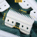 Durable ceramic moving blade parts for salon and pet grooming equipment maintenance
