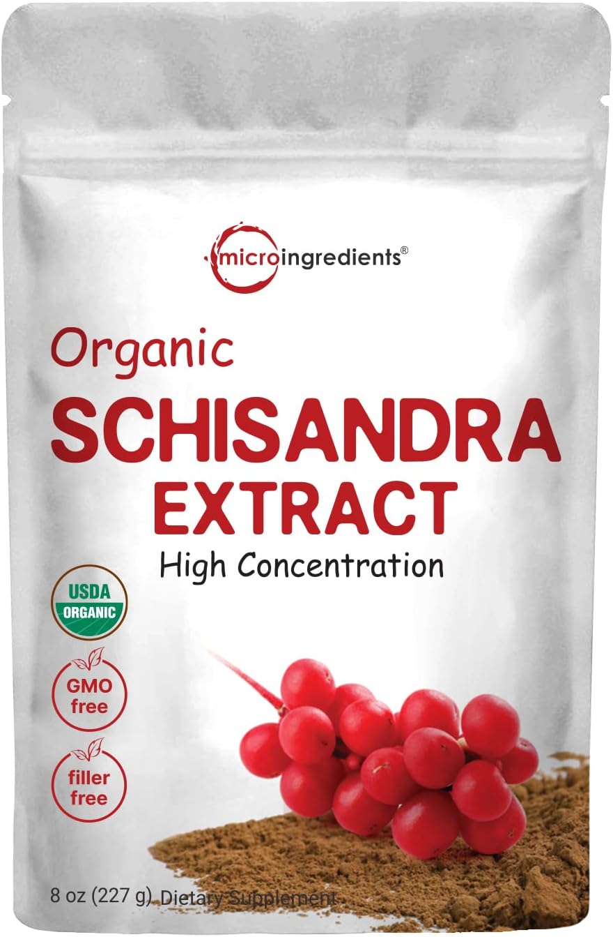 Micro Ingredients Organic Schisandra Extract Powder front view