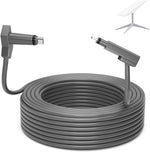 CHGRNLF Gen 2 Cable for Starlink 50FT front view showing waterproof grey replacement cord for satellite dish.
