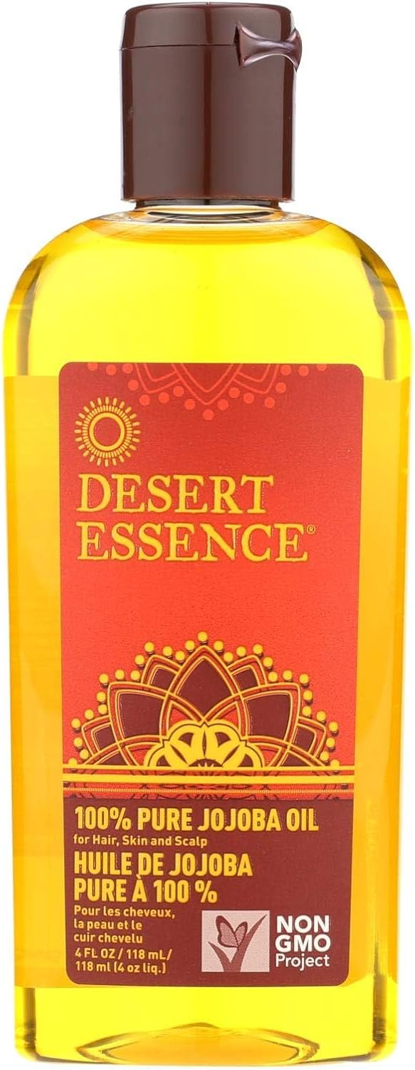 Desert Essence 100% Pure Jojoba Oil front view natural moisturizer