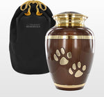 Trupoint Memorials Small Pet Urn for Dogs and Cats Ashes, Paws Print Black Cremation Urns for Pets up to 17 lbs - Image 13