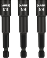 ARES industrial strength magnetic nut driver set full display