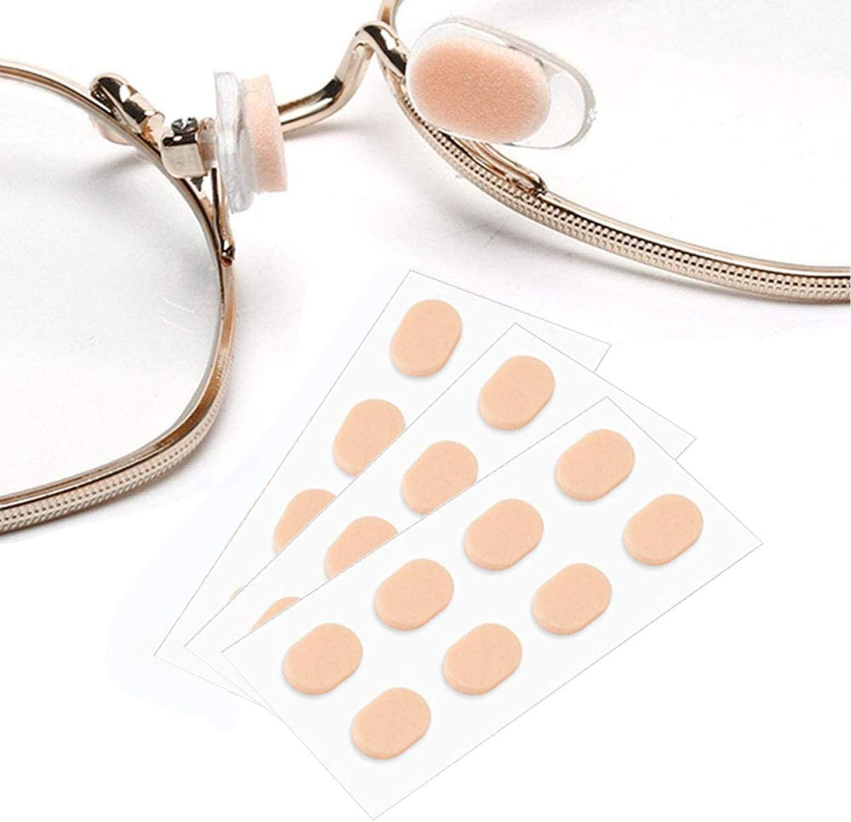 SAIGO soft foam eyeglass nose pads 12 pairs packaging front view anti slip spectacles cushion