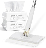 Generic automatic cloth changing mini mop front view showing white ergonomic handle and cleaning base.