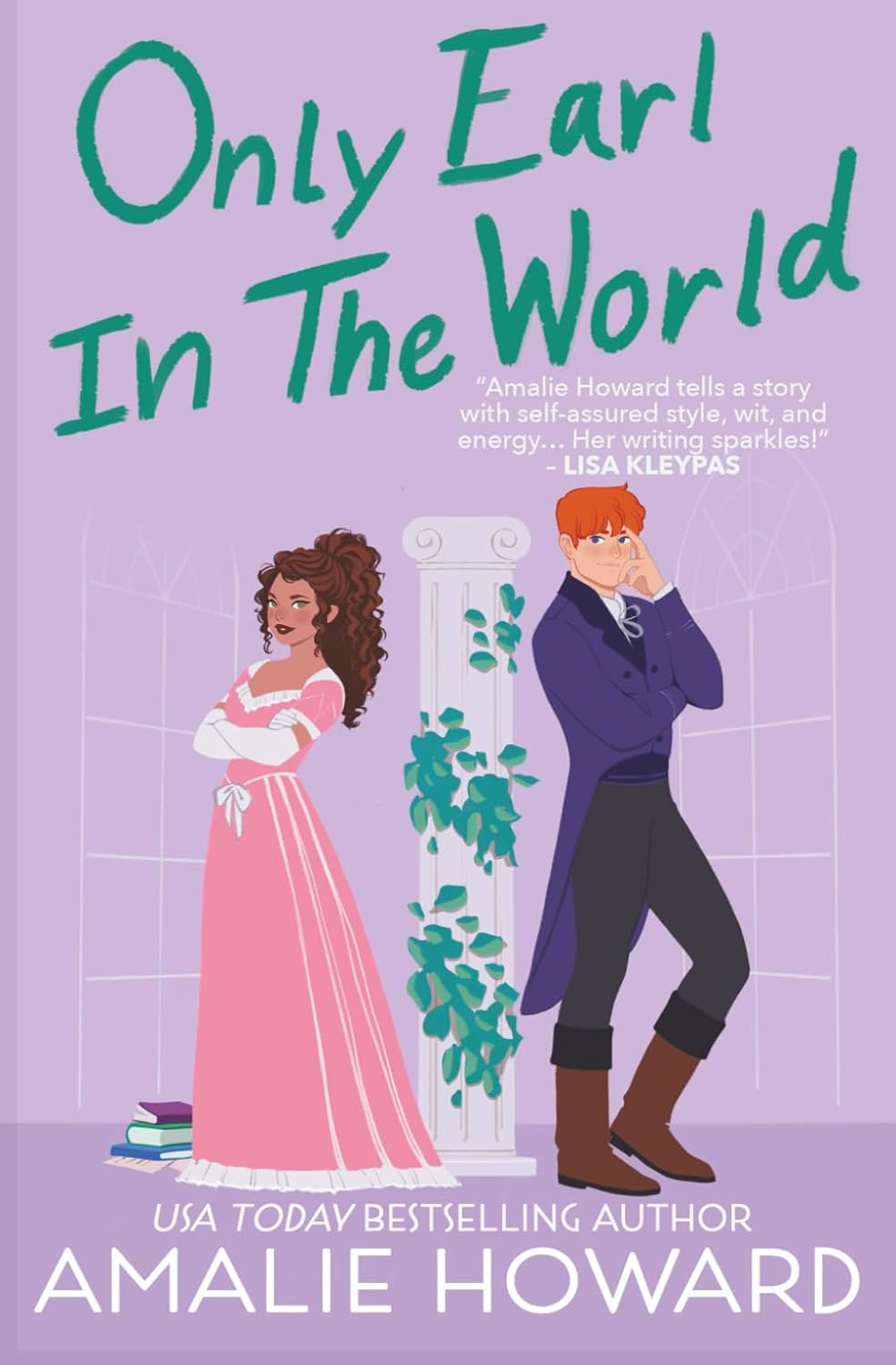 Amalie Howard Only Earl In The World book front cover paperback