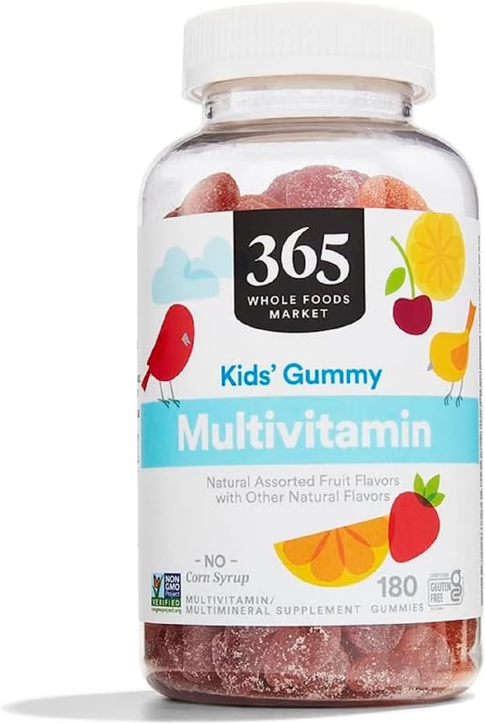 365 by Whole Foods Market, Children's Gummy Multivitamin 180 Count, 180 Count - Image 1
