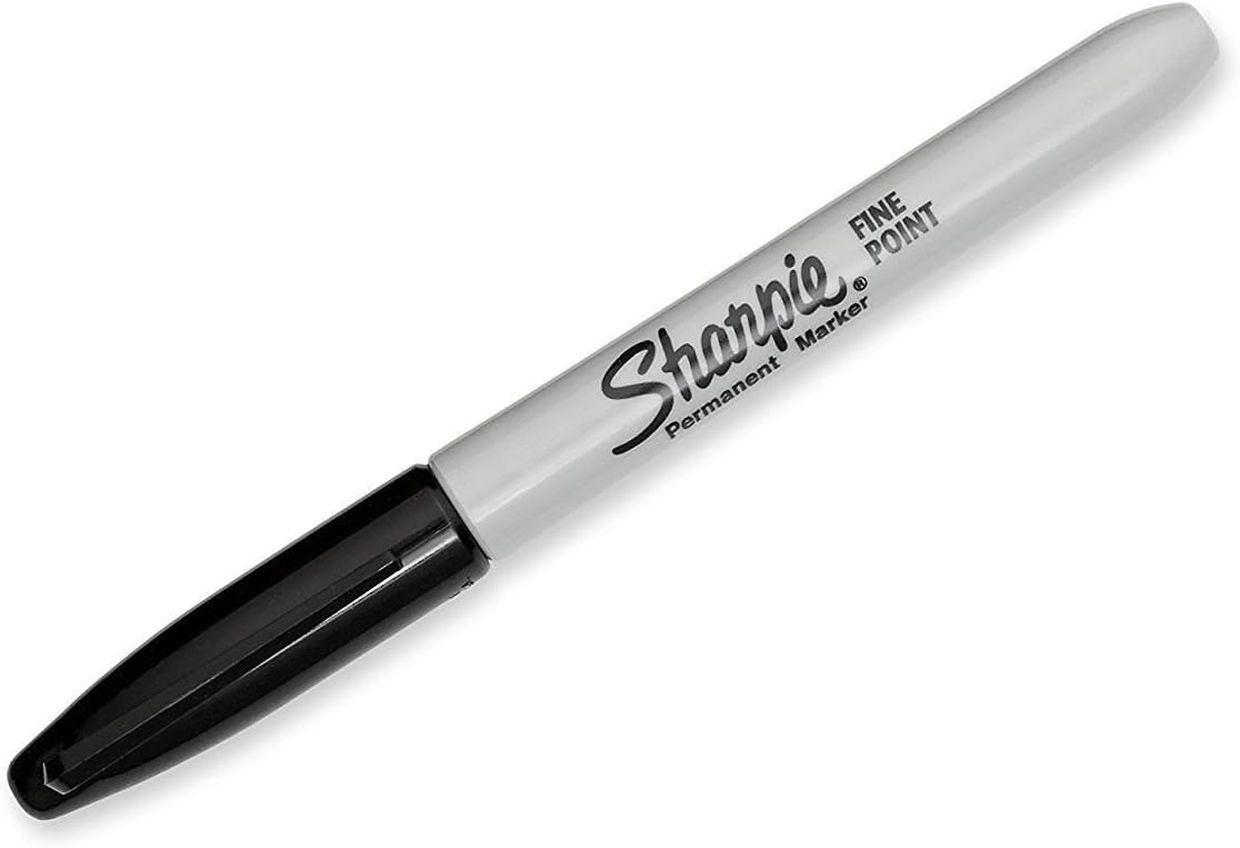 Sharpie permanent markers writing on various surfaces