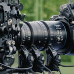 The wireless lens control motor attached securely to a fifteen millimeter rod mounting system.