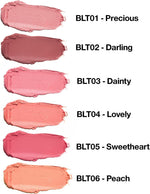 Palladio I'm Blushing 2-in-1 Cheek and Lip Tint, Buildable Lightweight Cream Blush, Sheer Multi Stick Hydrating formula, All day wear, Easy Application, Shimmery, Blends Perfectly onto Skin, Precious - Image 6
