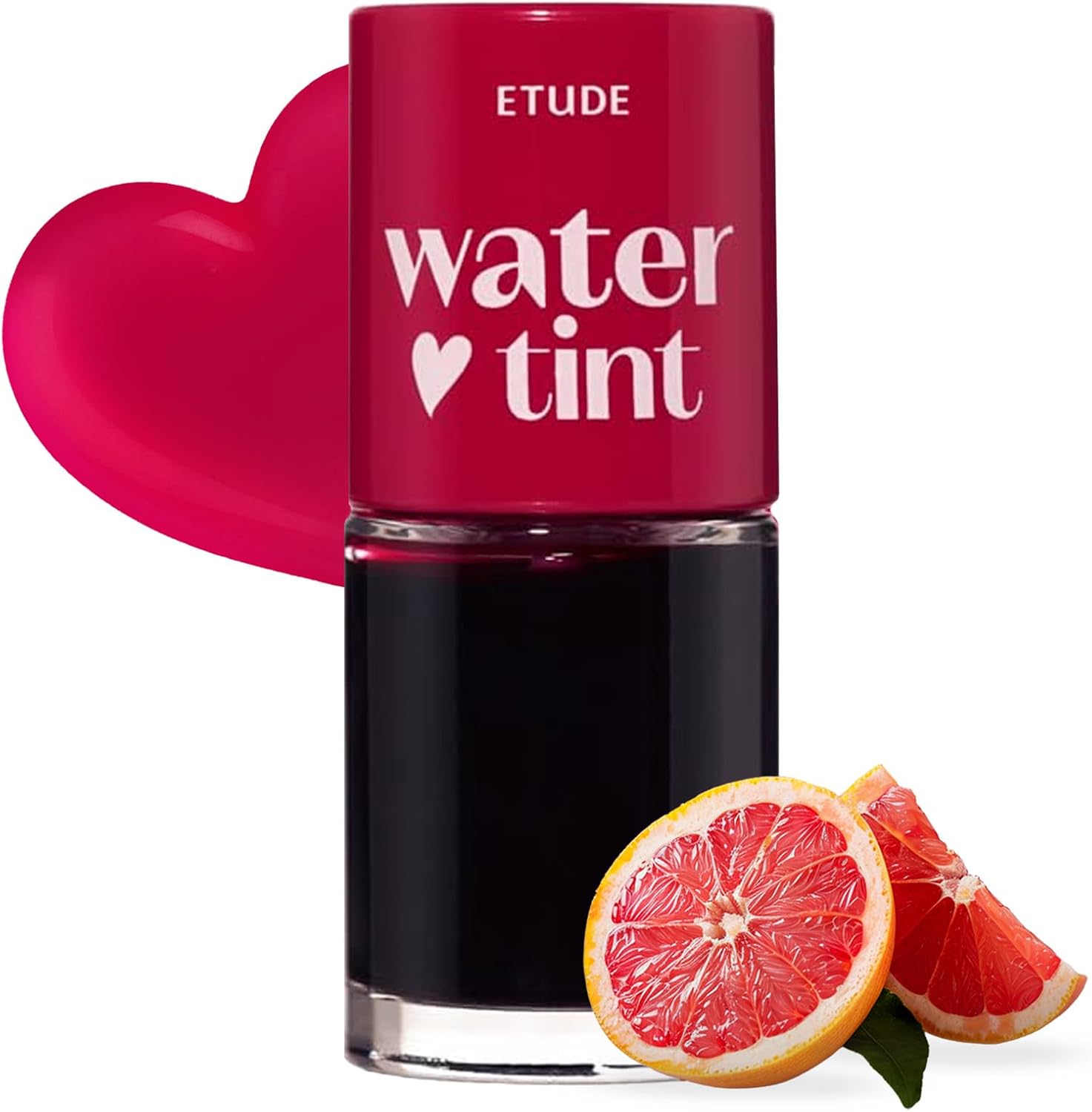 ETUDE Dear Darling Water Tint front view showing the Red Grapefruit Ade packaging.