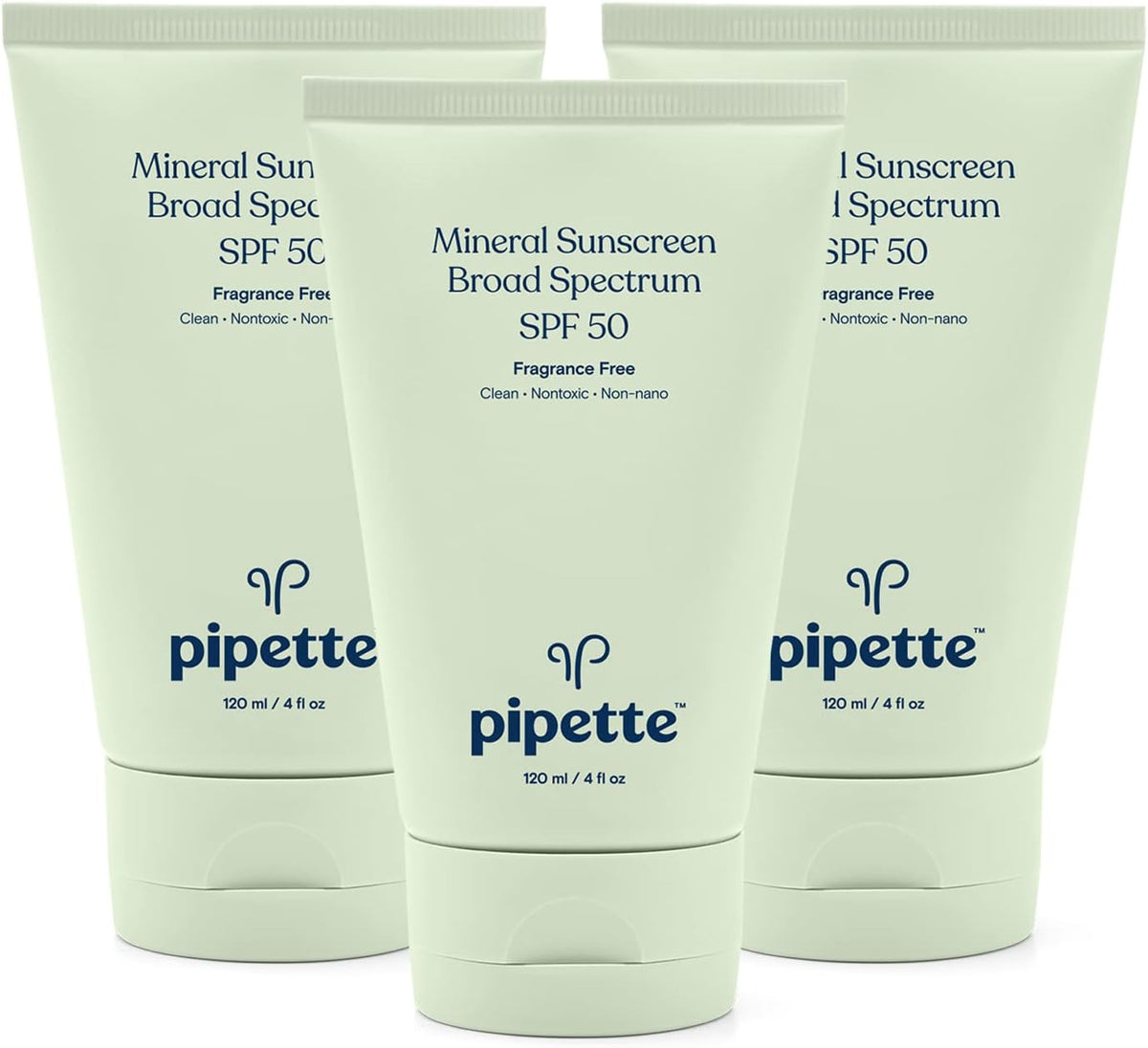 Pipette Mineral Sunscreen - SPF 50 Broad Spectrum Baby Sunblock with Non-Nano Zinc, UVB/UVA Non-Toxic Sun Protection for Kids & Sensitive Skin, 4 fl oz - Image 10