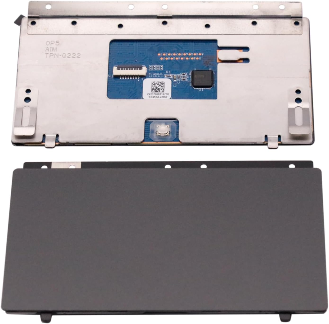 BestParts laptop touchpad replacement board front view showing solid black finish.