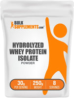 Close up of BulkSupplements whey isolate powder bag