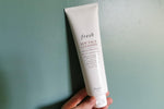 Fresh Soy Face Cleanser ingredient highlights with soy proteins