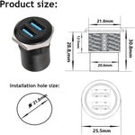 Penglin 2 pieces USB 3.0 pass through adapter package