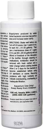 Seachem Pristine organic sludge eliminator packaging details