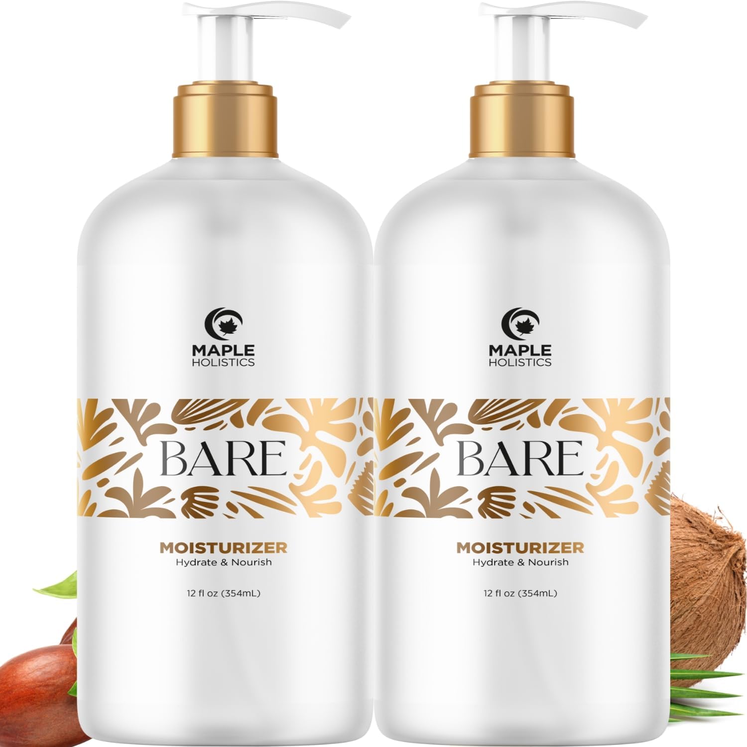 Bare After Shave Lotion for Women - Deep Hydration Wet Skin Moisturizer in Shower Lotion for Silky Smooth Skin with Shea Butter Jojoba Oil & Aloe Vera - In Shower Body Lotion Aftershave for Women - Image 1