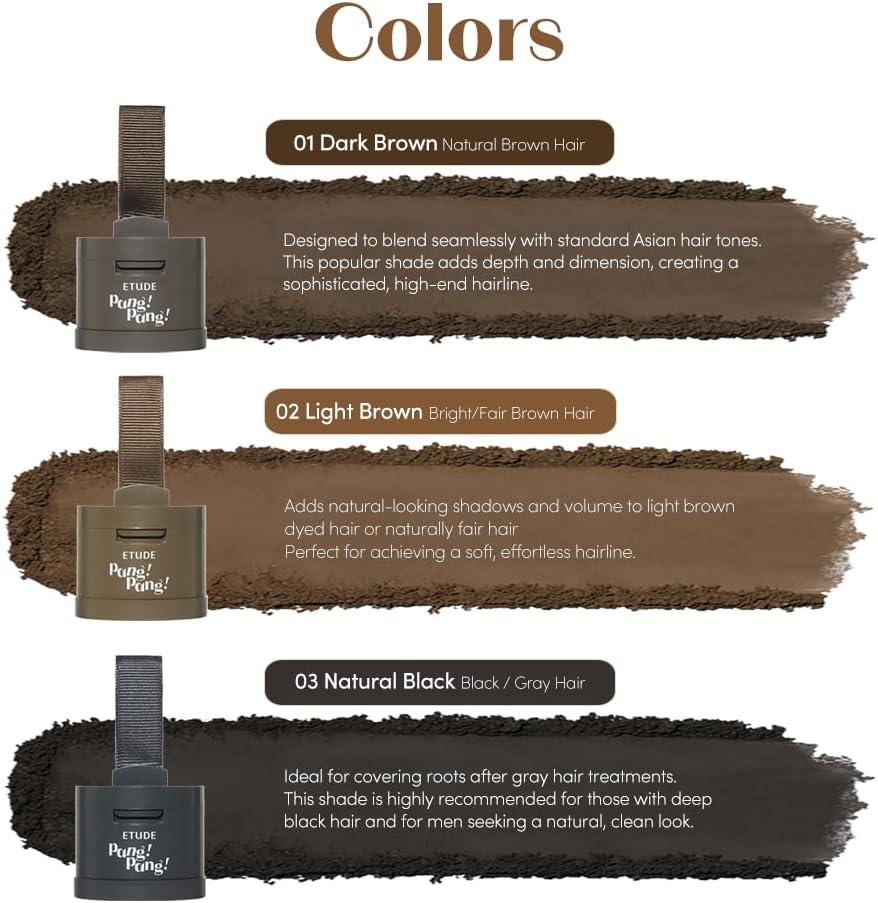 Authentic imported Korean beauty hairline powder shadow product shot