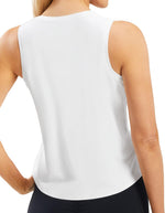 JOYSPELS sleeveless athletic tank top side profile