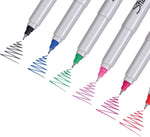 Sharpie ultra-fine point markers angle view