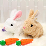 Suq My Realistic Bunny Toy front view interactive plush