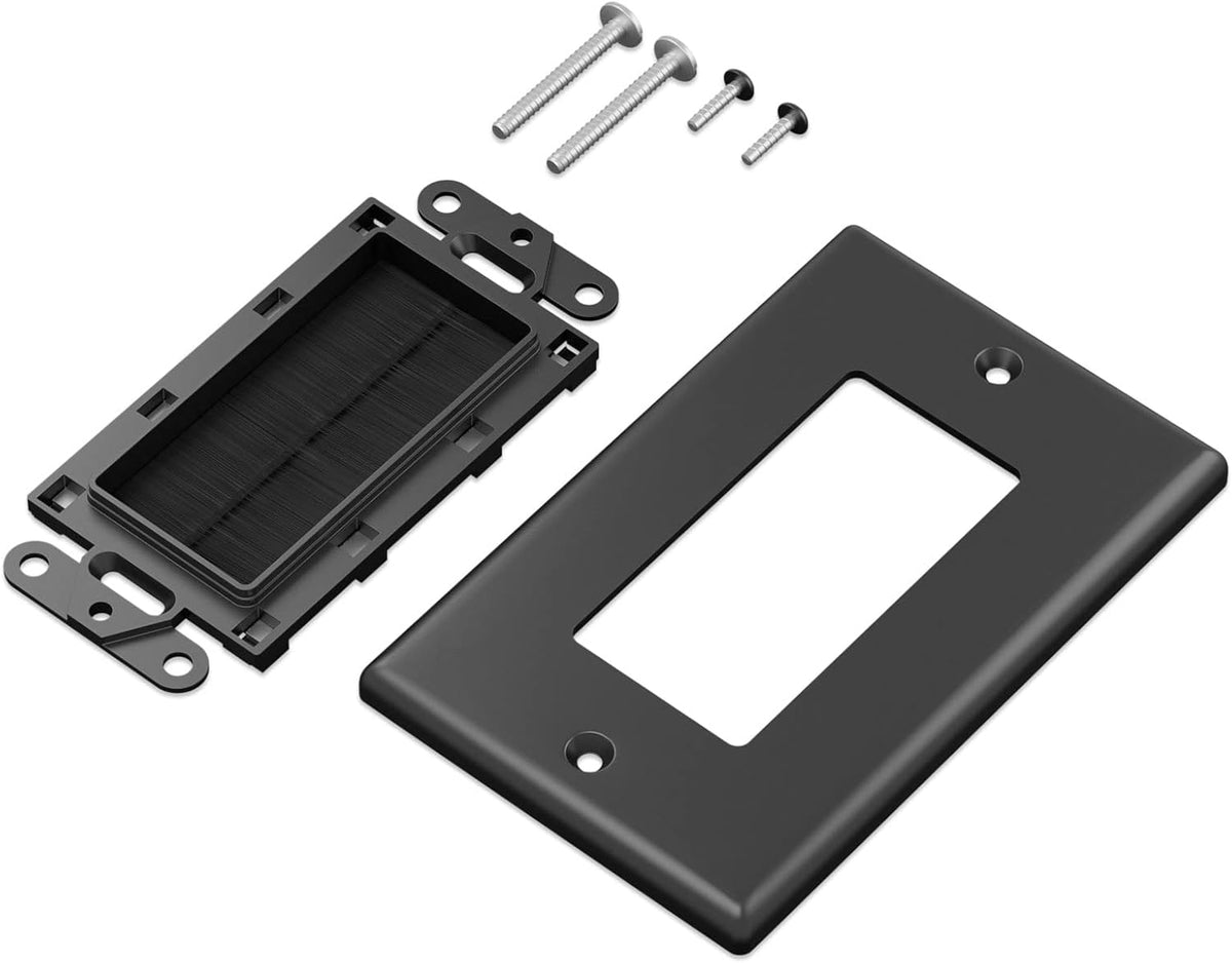 Nylon brush insert detail of iwillink wall plate