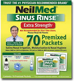 NeilMed's Sinus Rinse Extra Strength Pre-Mixed Hypertonic Packets 70 Count Box - Image 3