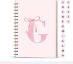 Pink Cute Bow Journal Spiral Notebook for Girls, 5.5 x 8.3 Inch | Initial M School Journal Diary Gifts for Teen Girl Kids, Personalized Gifts for Women, Pink Bow Hardcover Spiral Notebook - Image 14