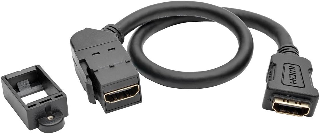 Tripp Lite high speed HDMI coupler cable front view