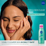 Nivea Derma Skin Clear Toner active ingredients label