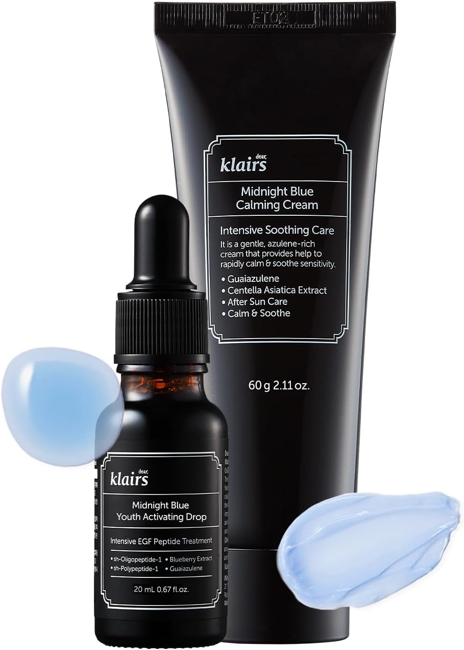 DearKlairs After-Sun Care Duo Kit packaging front view showing soothing skincare set.