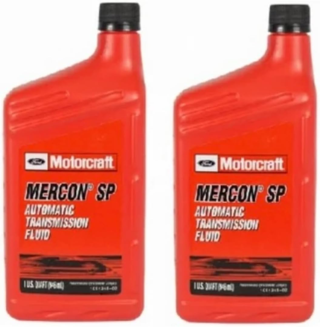 Motorcraft Genuine MERCON SP Automatic Transmission Fluid front view authentic USA imported automotive lubricant