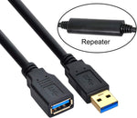 Xiwai USB 3.0 male to female cable coiled