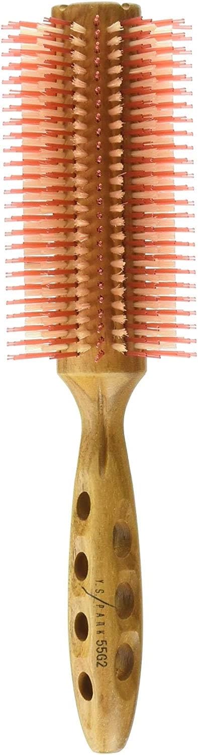 YS Park G-Series Curl Shine Styler Round Brush front view professional hair styling tool