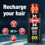 Alpecin sport shampoo red cap packaging details