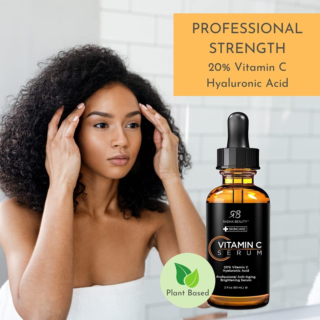 Radha Beauty vitamin C serum ingredient and benefit highlights