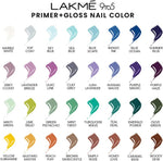 Lakmé Smokey Crimson nail color lifestyle aesthetic shot