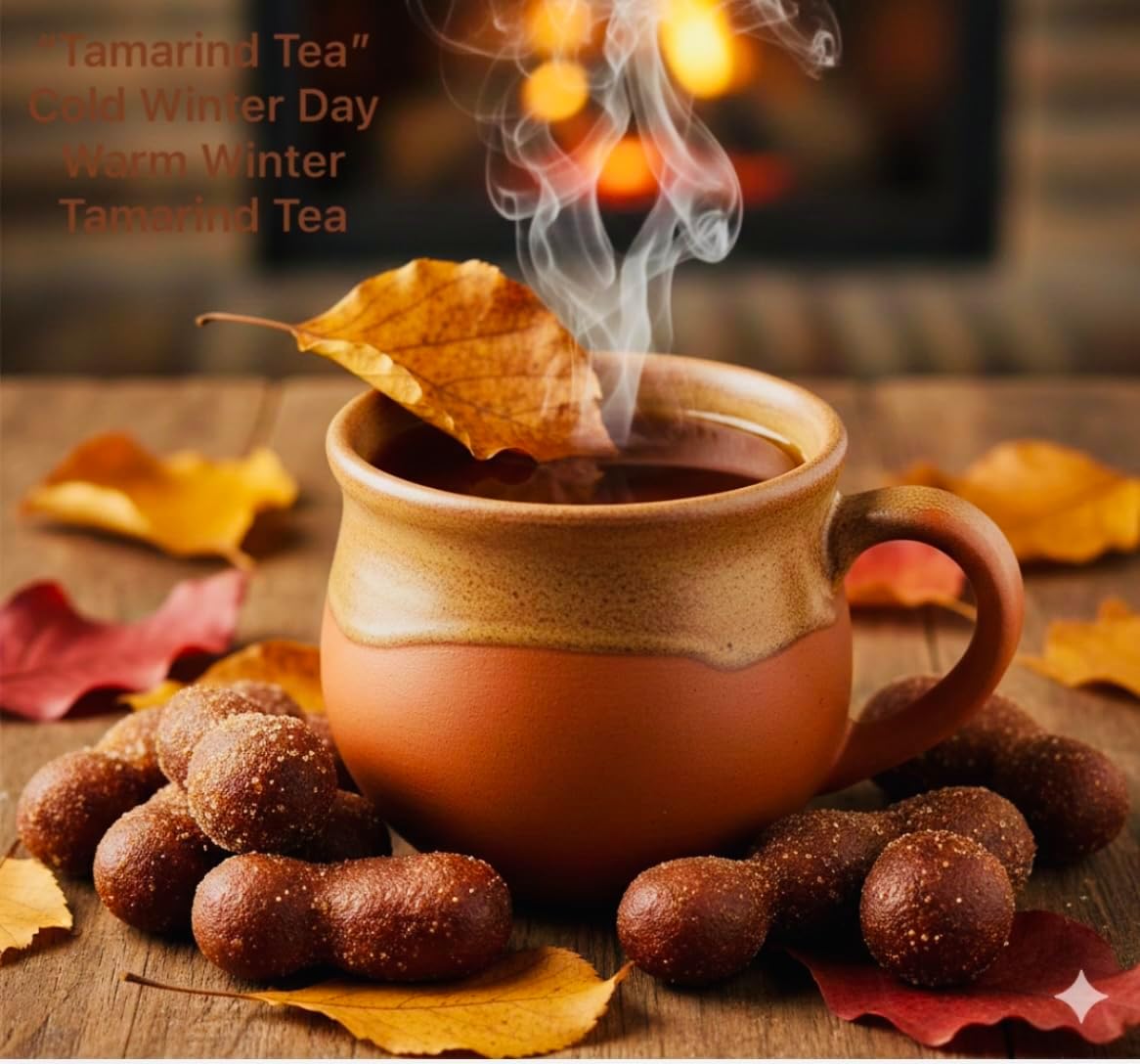 Authentic Caribbean tamarind candy balls on a wooden surface