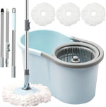 Damgoloza spin mop and bucket system front view for home floor cleaning