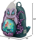 Loungefly Disney Villains Scene Ursula Crystal Ball Womens Double Strap Shoulder Bag Purse, One Size - Image 9
