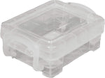 Super Stacker bitty box snap-tight handle detail