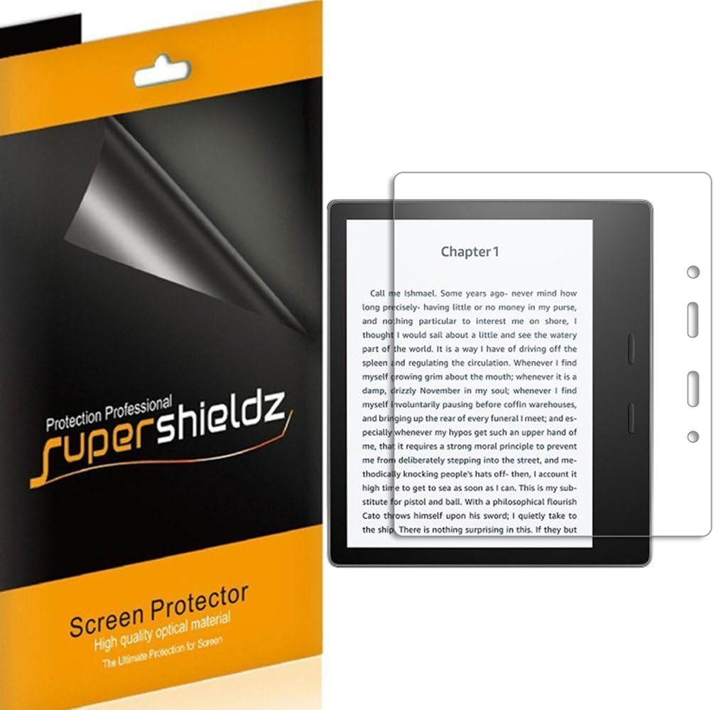Supershieldz matte screen protector for Kindle Oasis front view