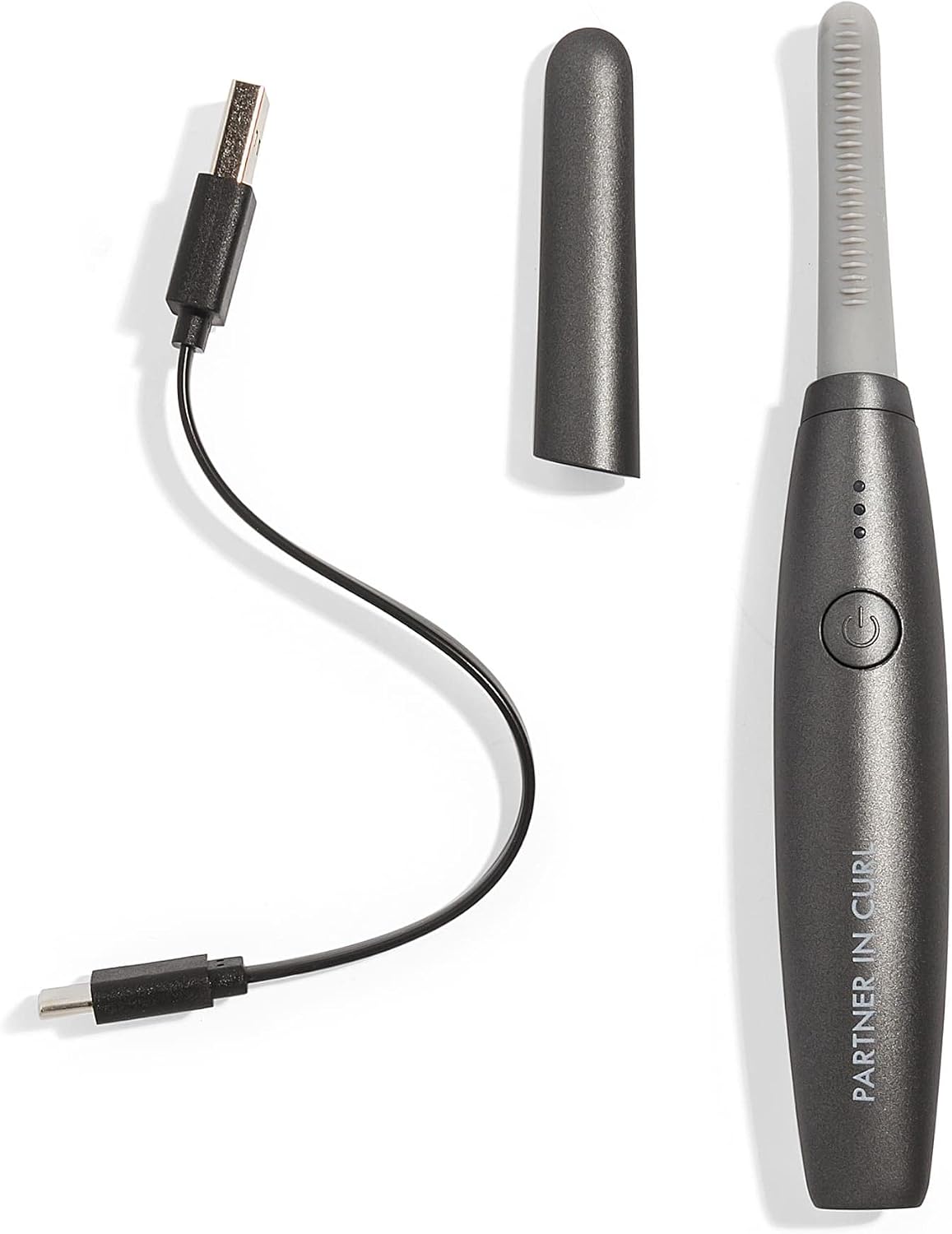 Chella Deluxe Heated Eyelash Curler front view beauty tool