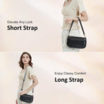 Peacocktion crossbody purse angled profile showing hardware details
