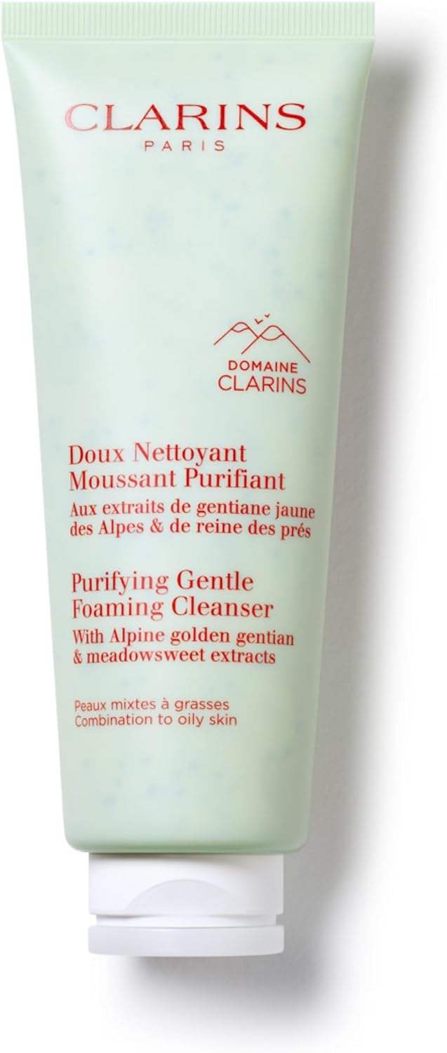 Clarins Purifying Gentle Foaming Face Cleanser front view bottle