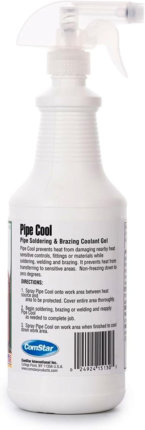 ComStar Pipe Cool 1 quart container spray applicator detail