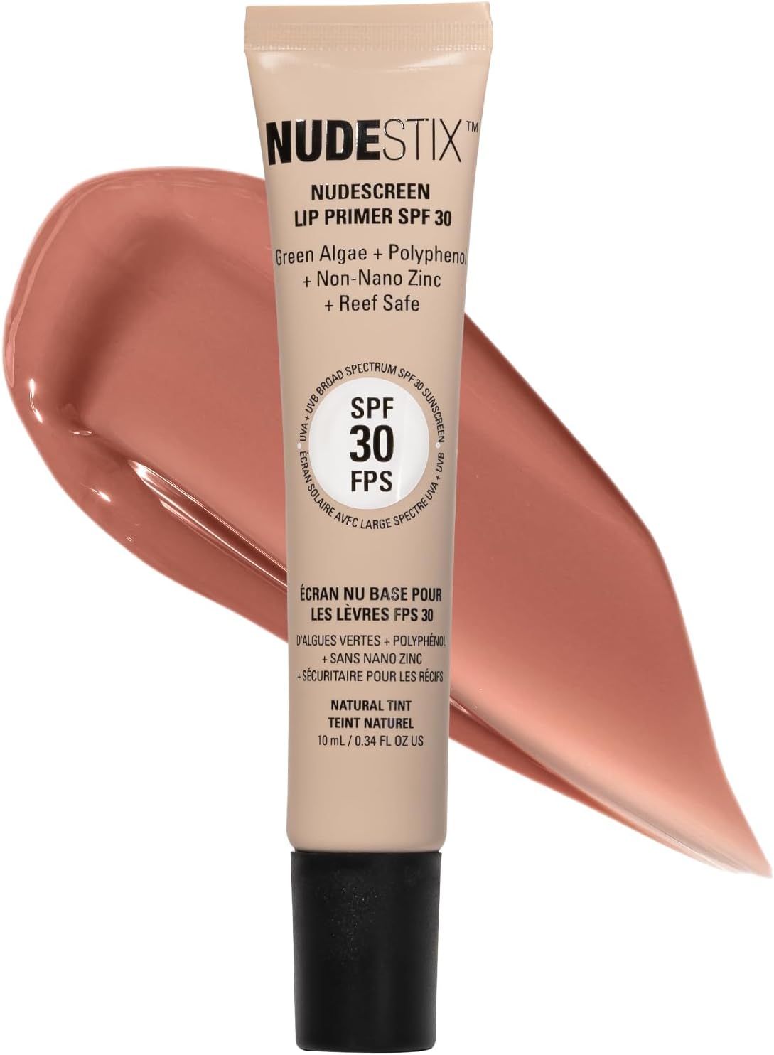 Nudestix Nudescreen Lip Primer SPF 30 – Tinted Mineral Lip Balm & Primer with Non-Nano Zinc Oxide for Broad-Spectrum UV & Blue Light Protection | Clean, Vegan, Reef-Safe Daily Lip SPF - Image 1